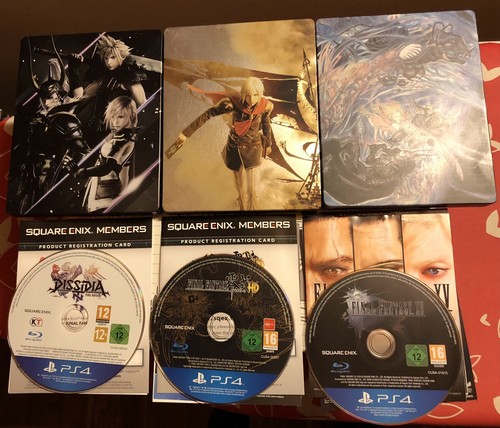 Colección steelbook ps4 final - steelbook,